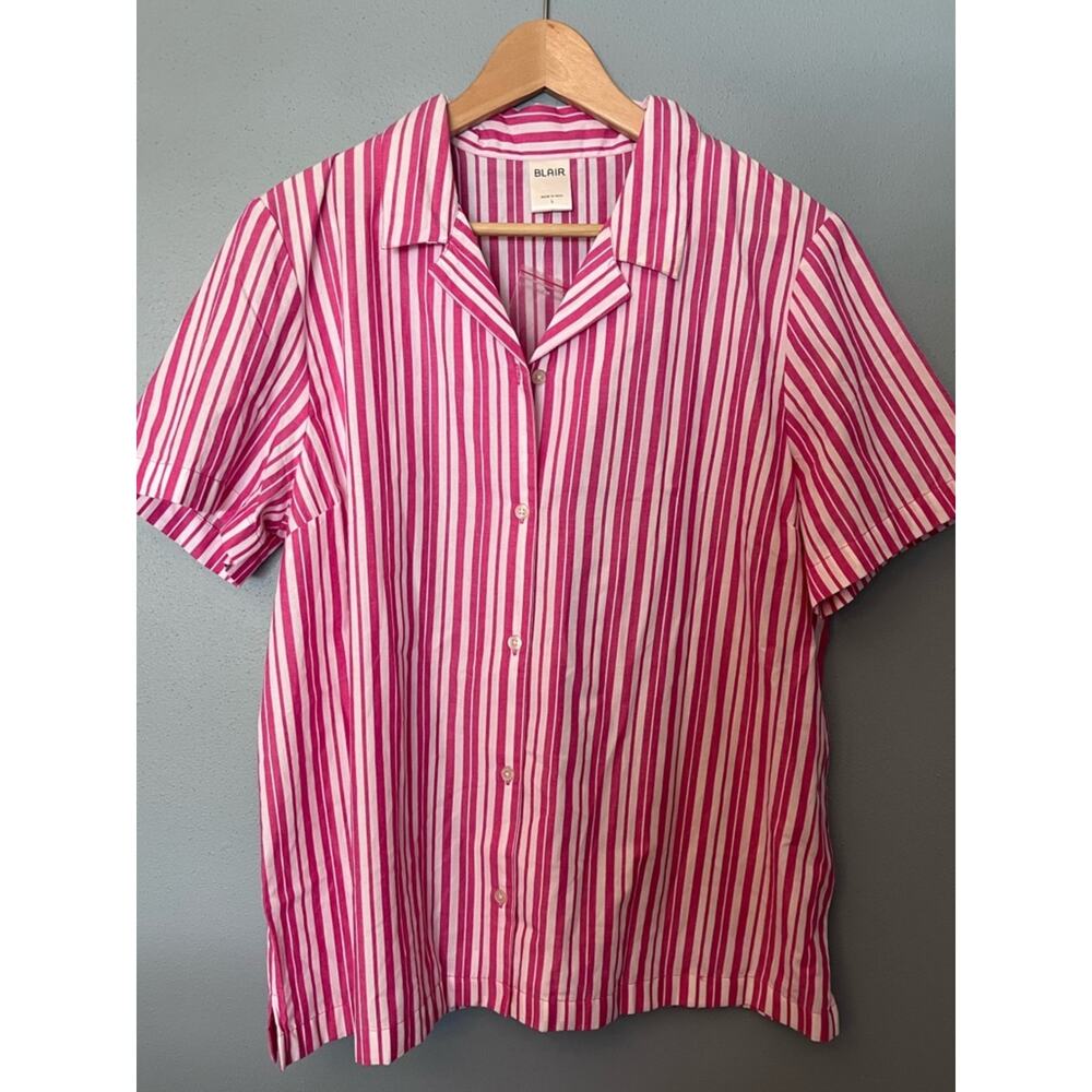 New Blair Striped Short-Sleeve Button-Down Shirt